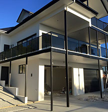 Rendered and painted home